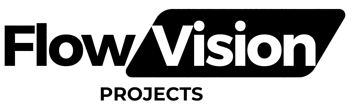 Flow Vision Projects logo, transparent crop