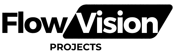 Flow Vision Projects logo, transparent crop